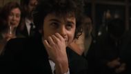 Timothée Chalamet as Bob Dylan (Image via YouTube/@searchlightpictures)